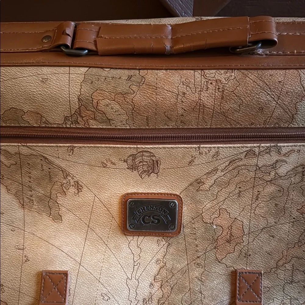 Vintage Map Design Messenger Bag